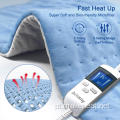Almofada de aquecimento de China para alívio de dores nas costas e cãibras, tamanho X-Large, opção de terapia por calor úmido e seco, 8 configurações de temperatura
